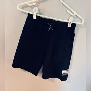 Navy Abercrombie Fleece Shorts